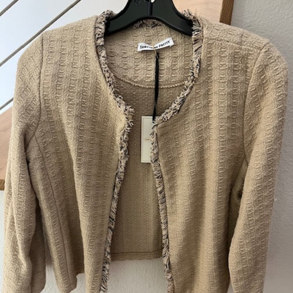 Something Pretty Camel jacket